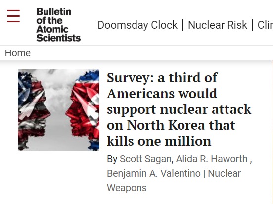 파일:핵 과학보 미국 북한 선제 핵공격 100만명 숨져도.jpg
