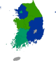 Republic of Korea local election 1995 result (Metropolitan city or Province).png