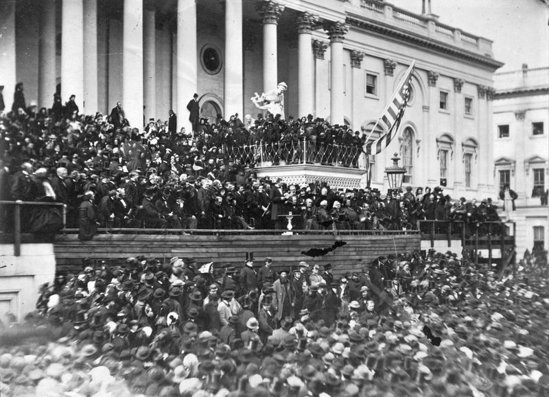 파일:Abraham Lincoln second inaugural address.jpg