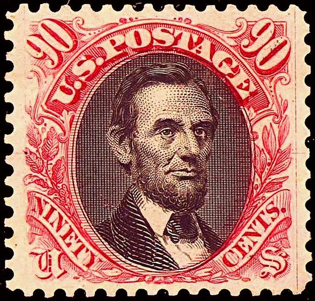 파일:Abraham Lincoln 1869 Issue22-90c.jpg
